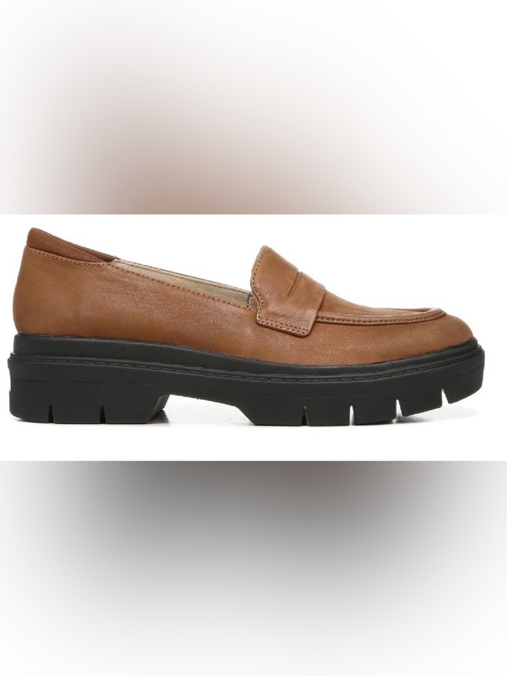 Women’s Comfort Penny Loafers 9M Brown Preppy Slip On Career - Picture 2 of 11